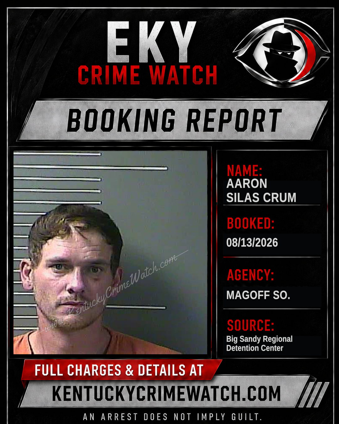AARON SILAS CRUM booking image