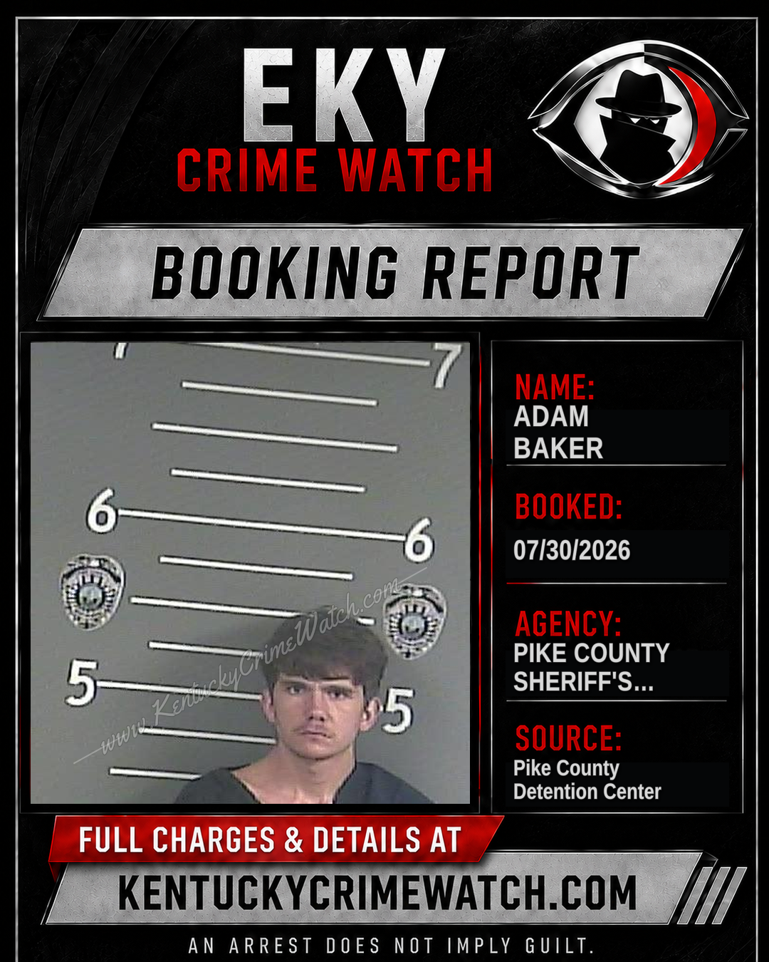 ADAM BAKER booking image