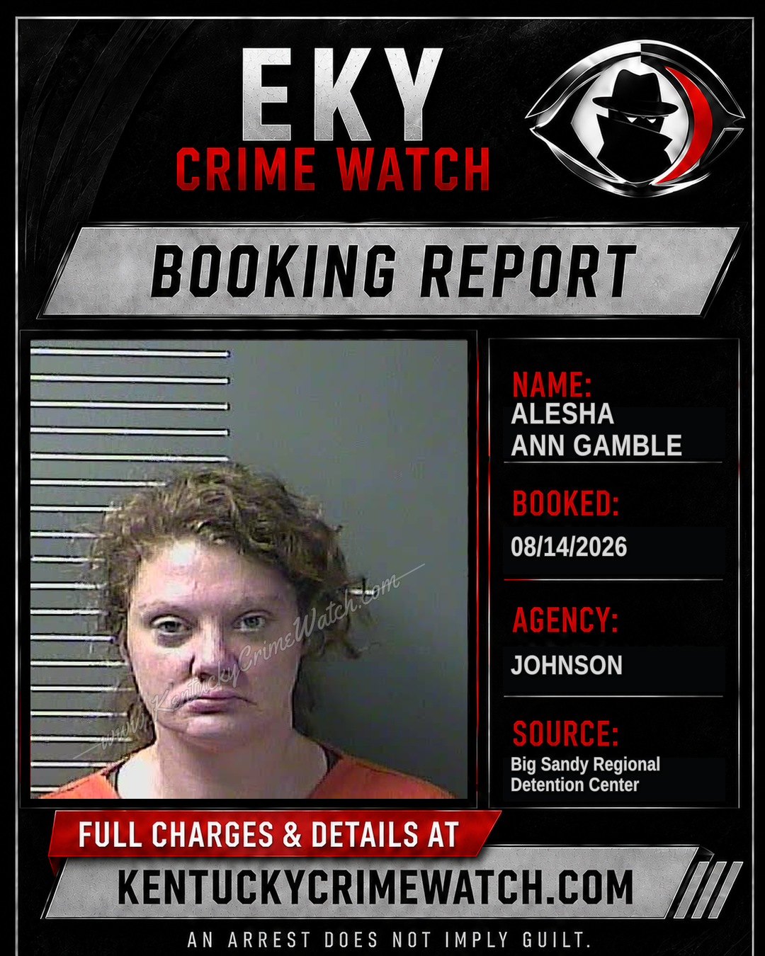 ALESHA ANN GAMBLE booking image