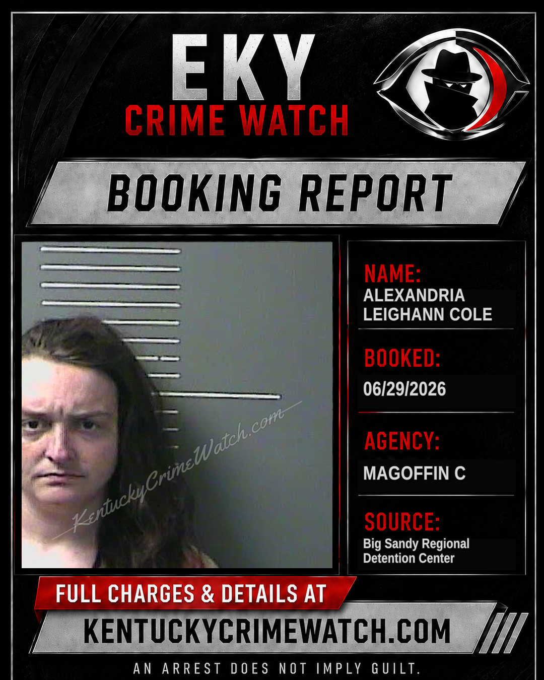 ALEXANDRIA LEIGHANN COLE booking image