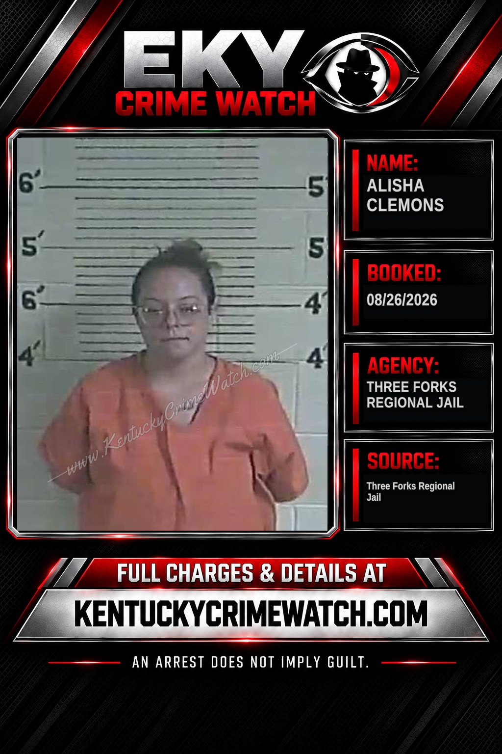 Alisha Clemons booking image