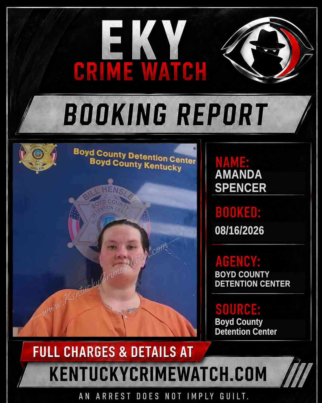 AMANDA SPENCER booking image