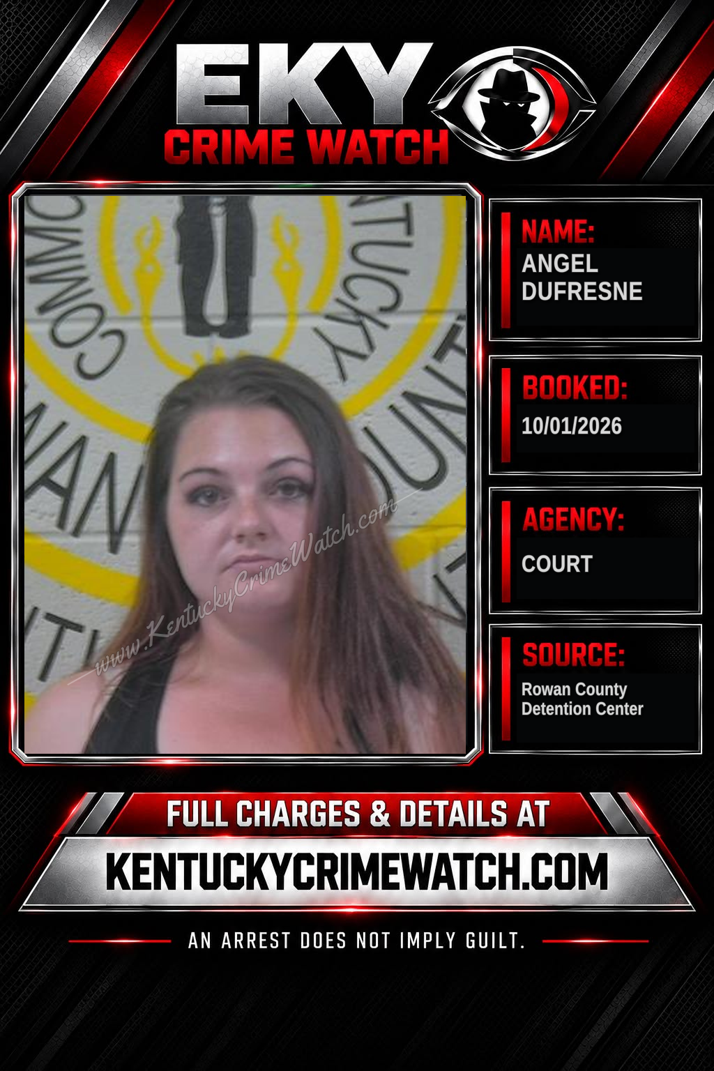 ANGEL DUFRESNE booking image