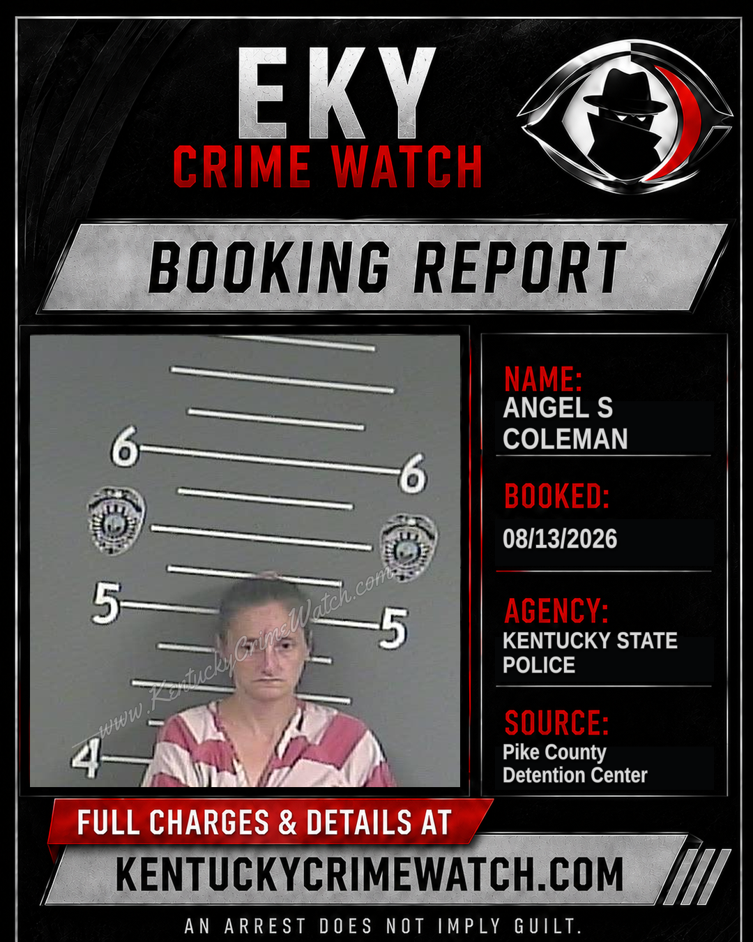 ANGEL S COLEMAN booking image