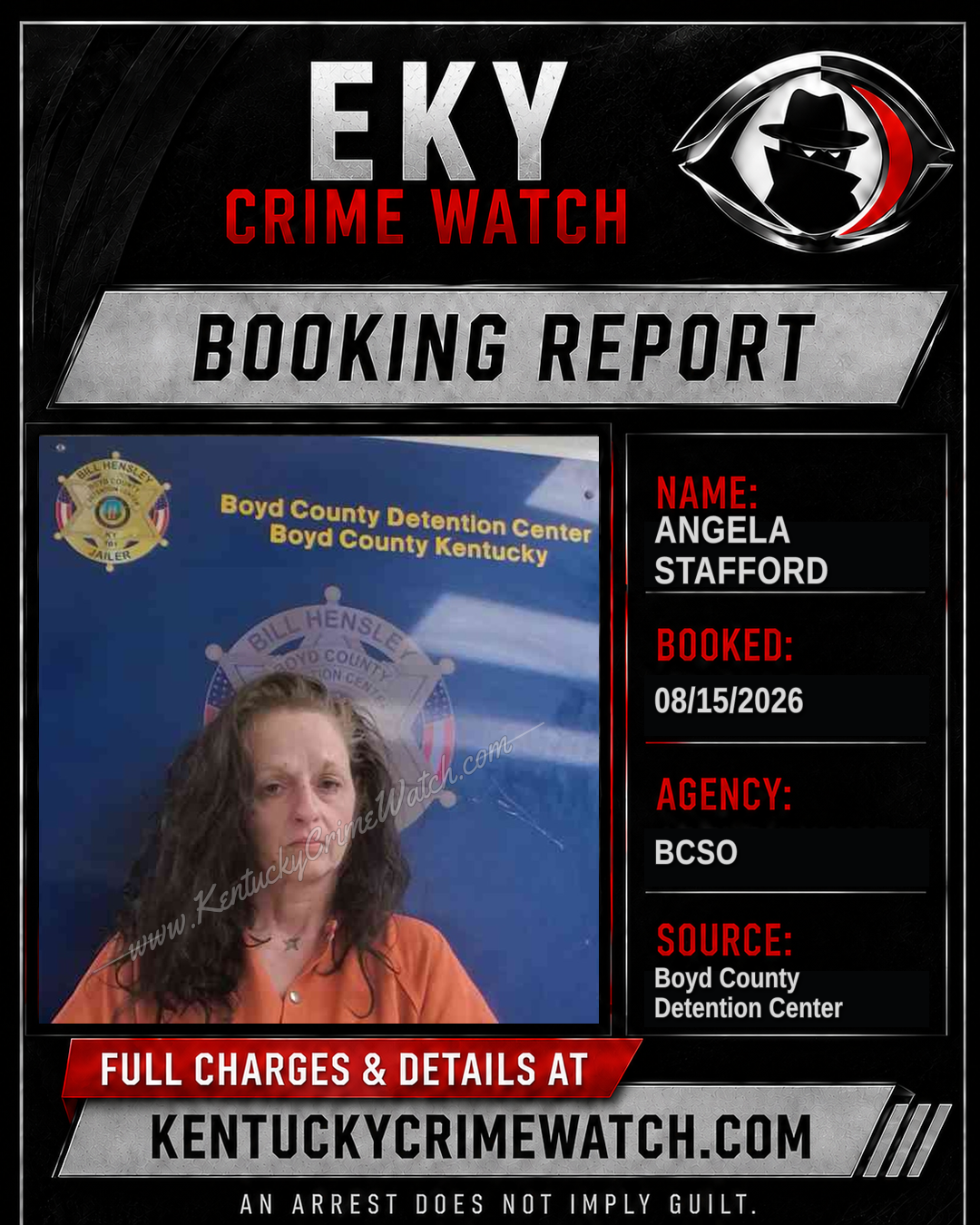 ANGELA STAFFORD booking image