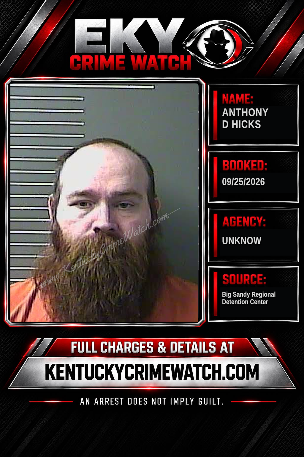 ANTHONY D HICKS booking image