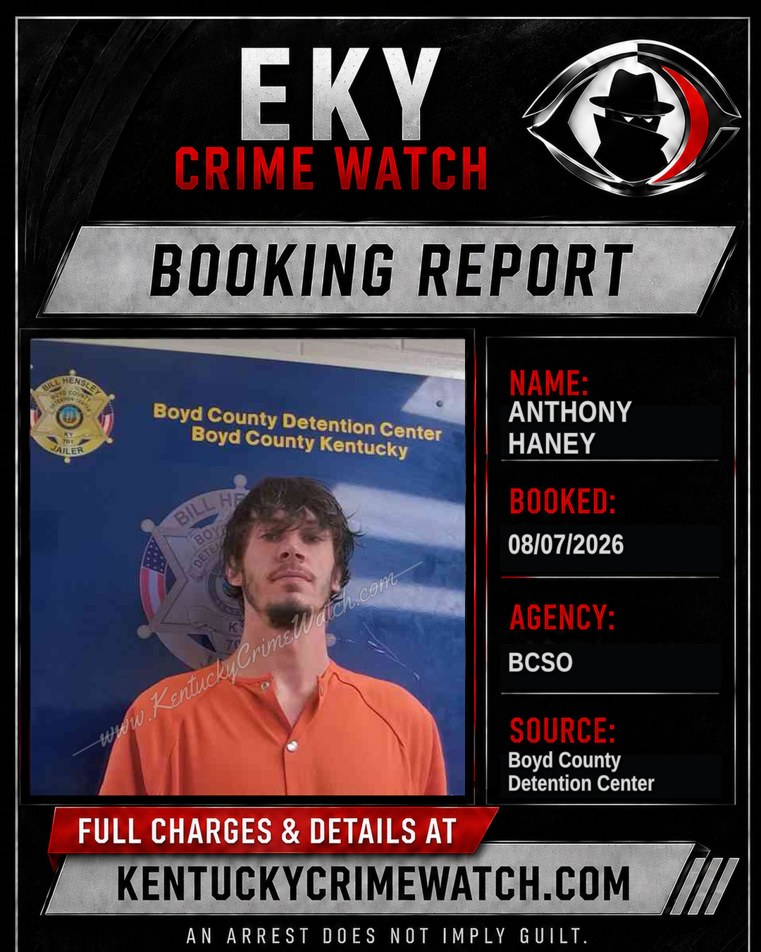 ANTHONY HANEY booking image
