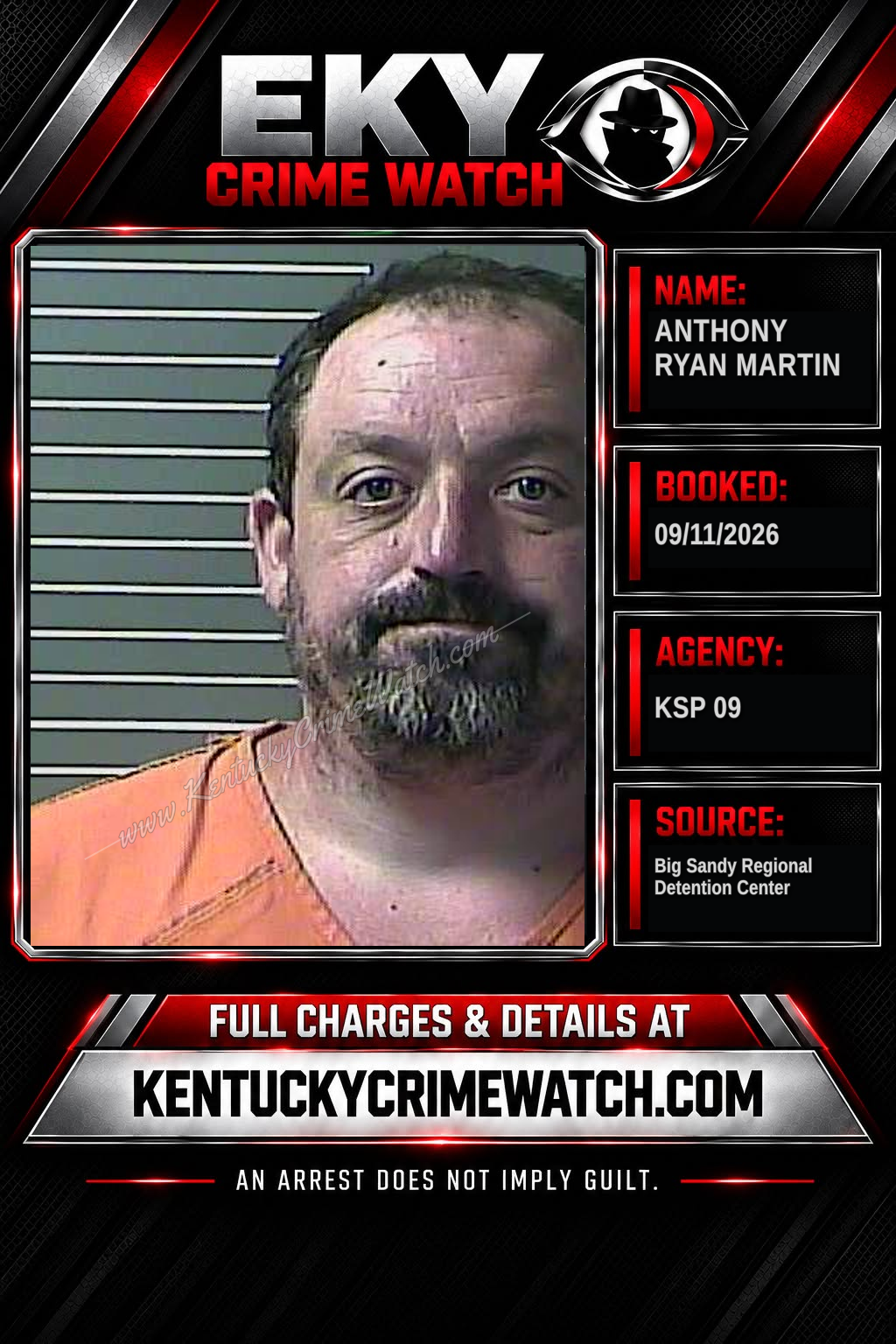 ANTHONY RYAN MARTIN booking image