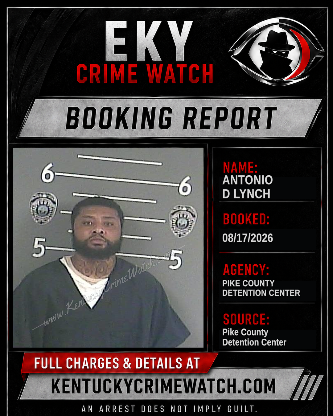 ANTONIO D LYNCH booking image