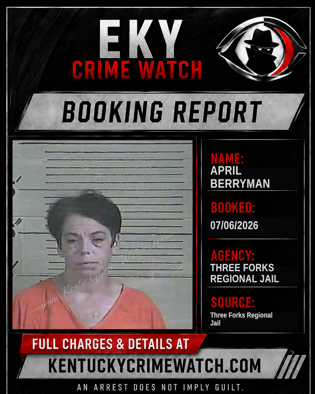 April Berryman booking report card