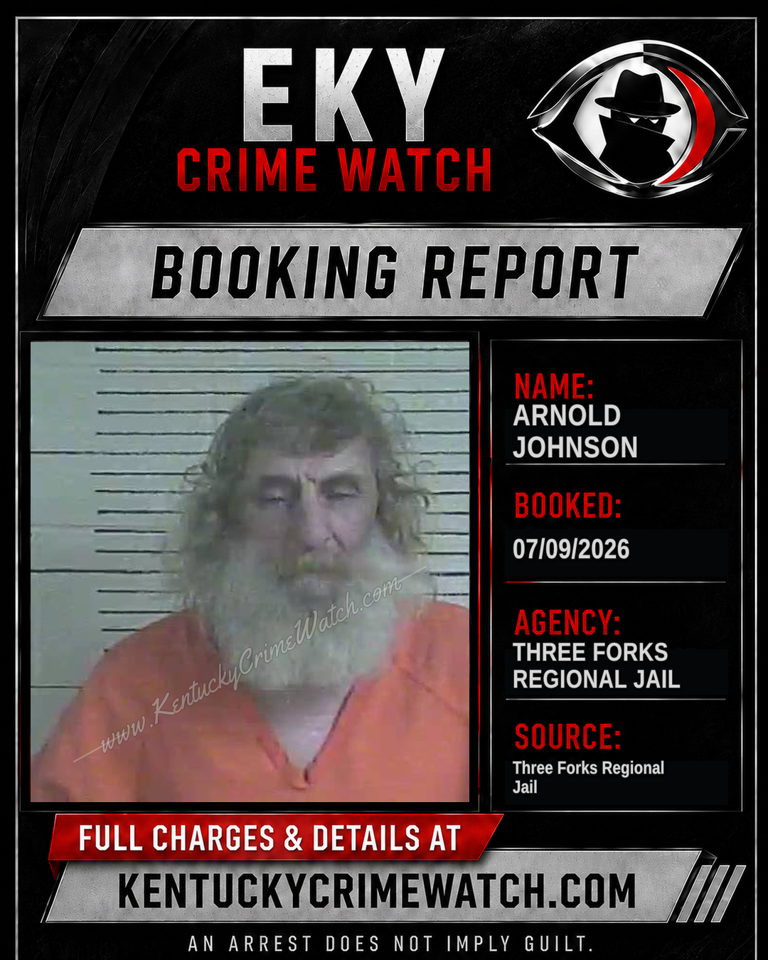 Arnold Johnson booking image