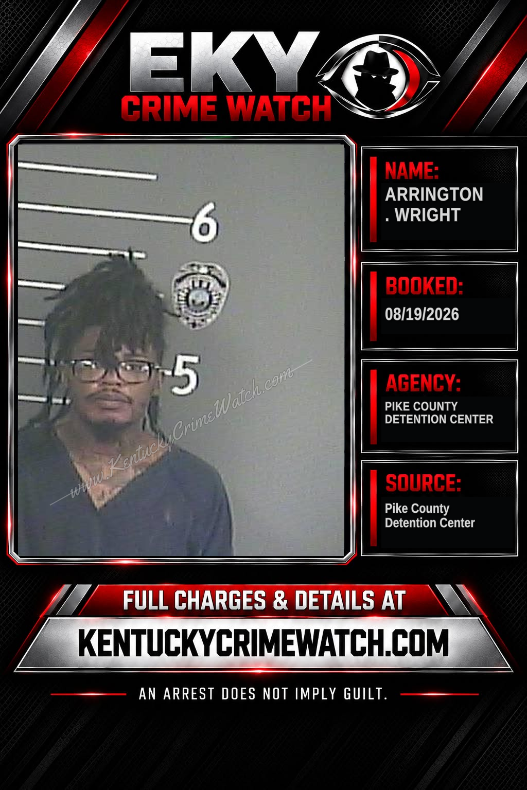ARRINGTON . WRIGHT booking image