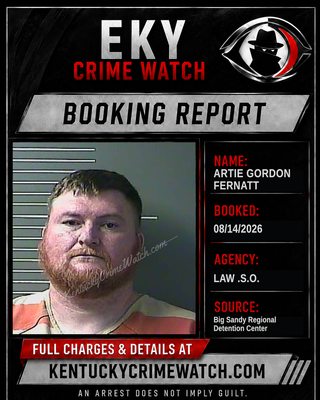 ARTIE GORDON FERNATT booking image