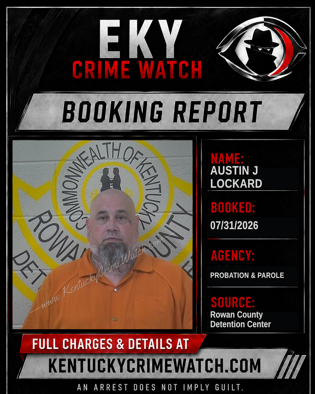 AUSTIN J LOCKARD booking image