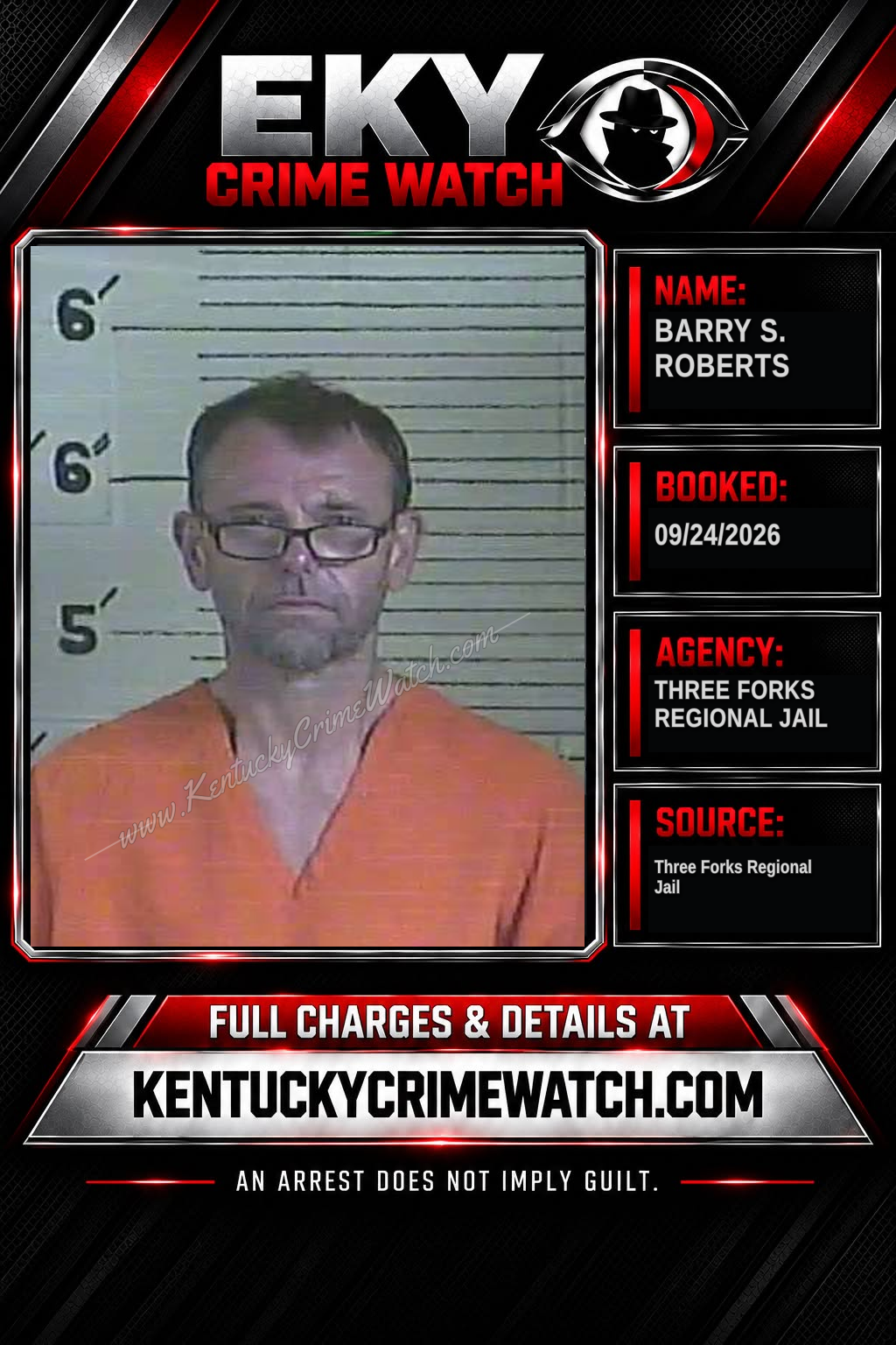 Barry S. Roberts booking image