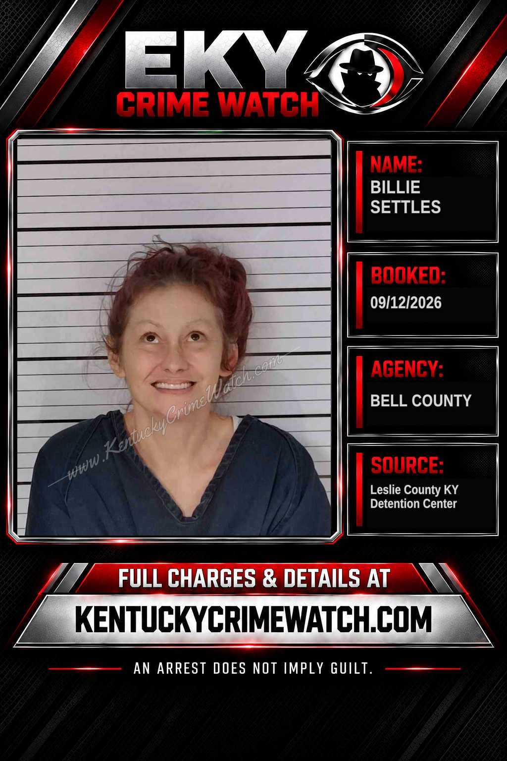 BILLIE SETTLES booking image