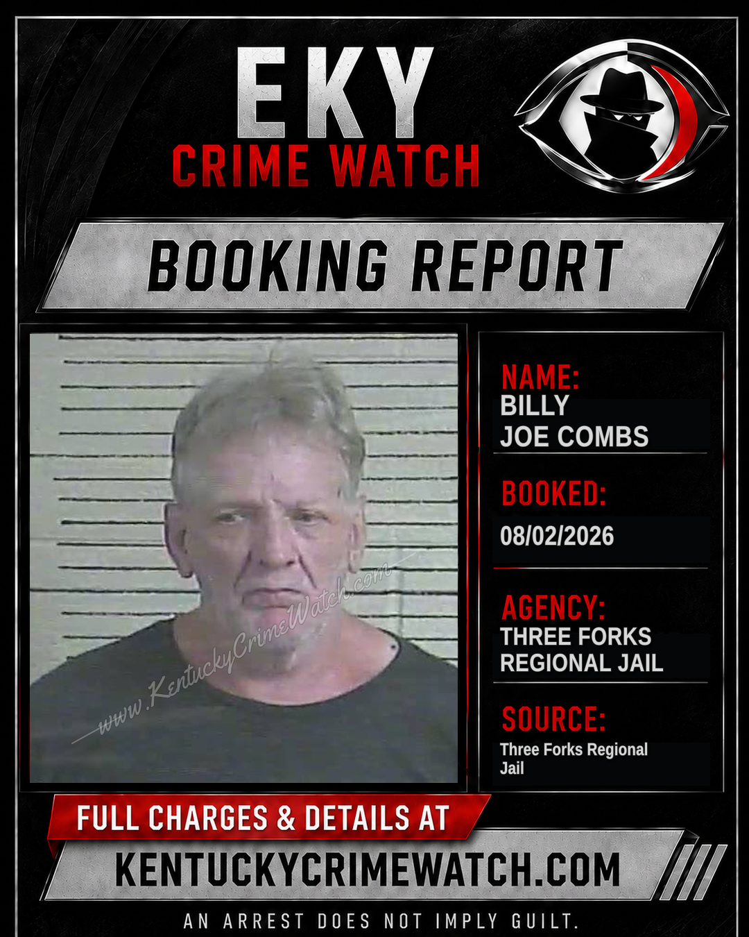 Billy Joe Combs booking image
