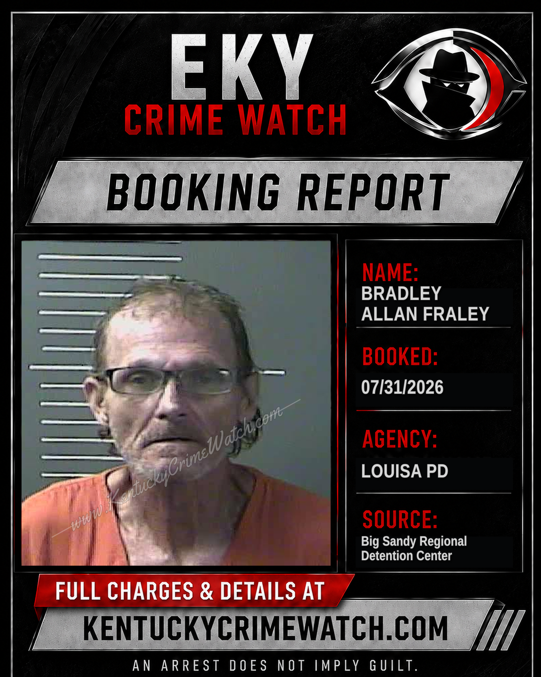 BRADLEY ALLAN FRALEY booking image
