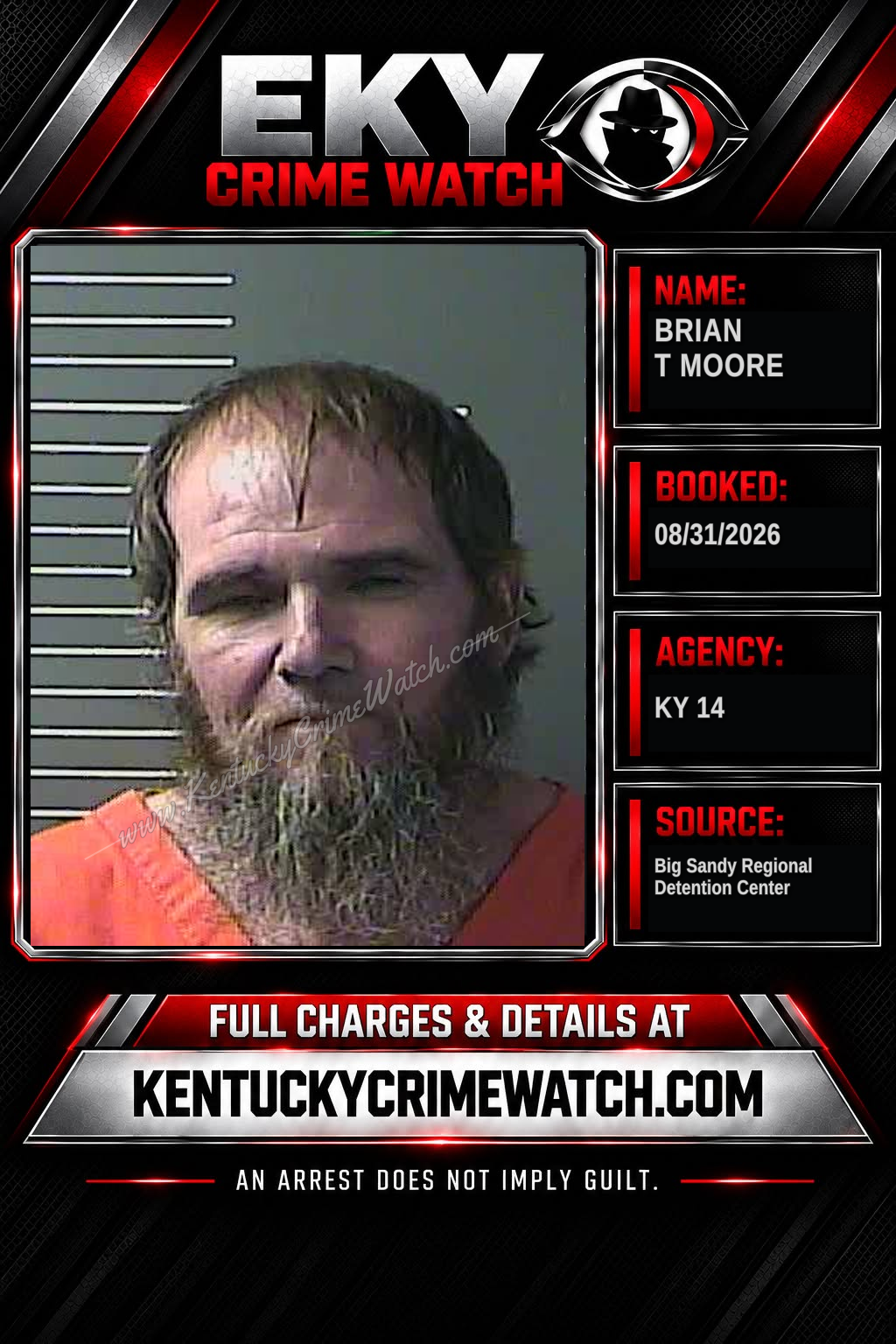 BRIAN T MOORE booking image