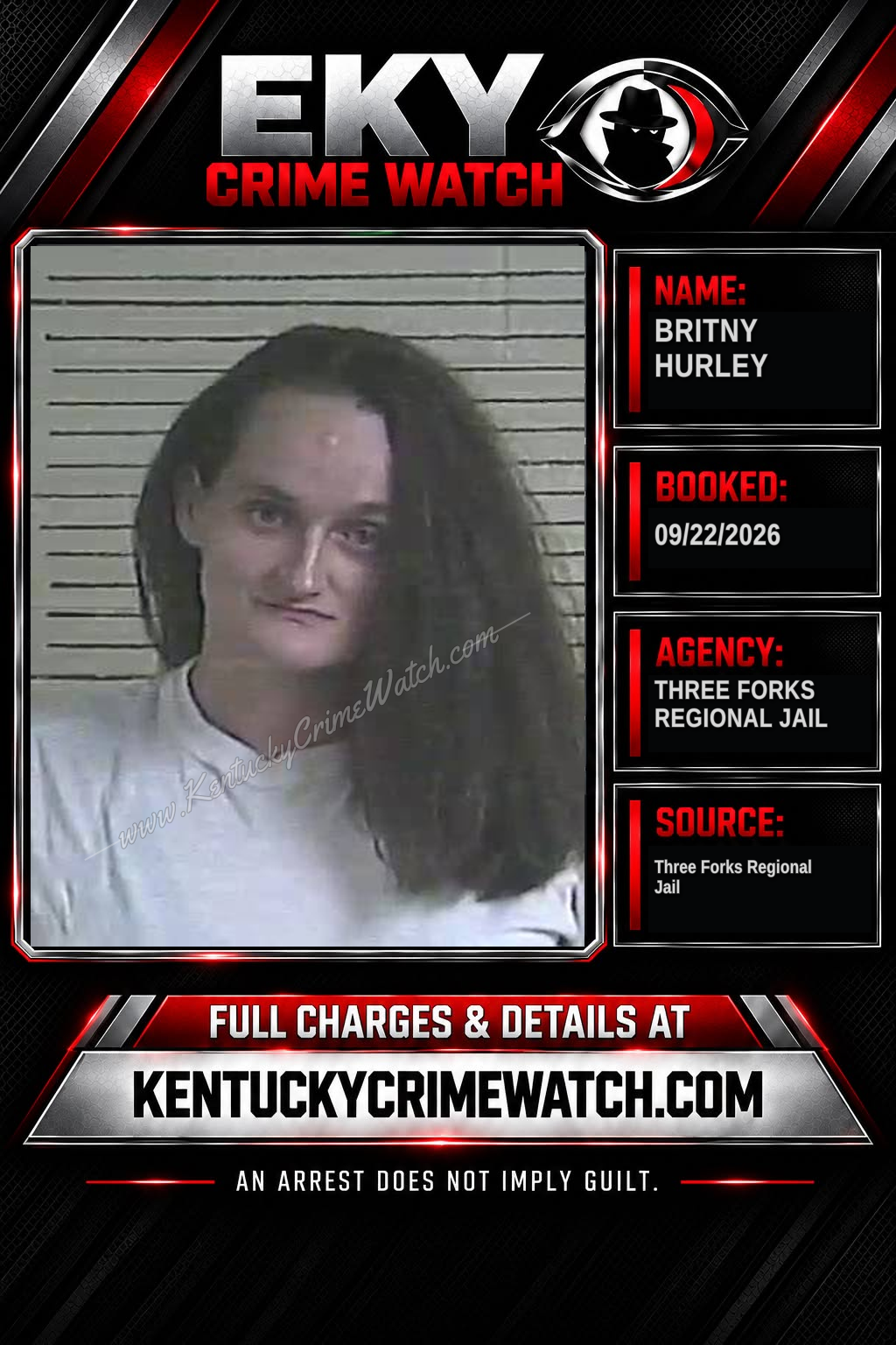 Britny Hurley booking image
