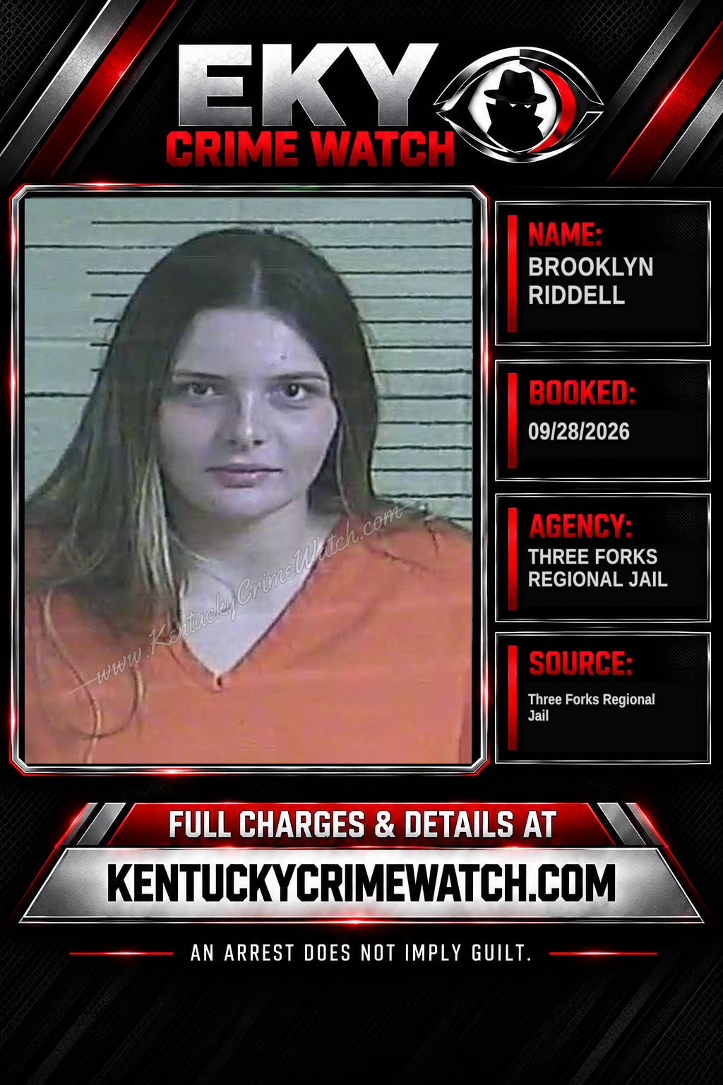Brooklyn Riddell booking image
