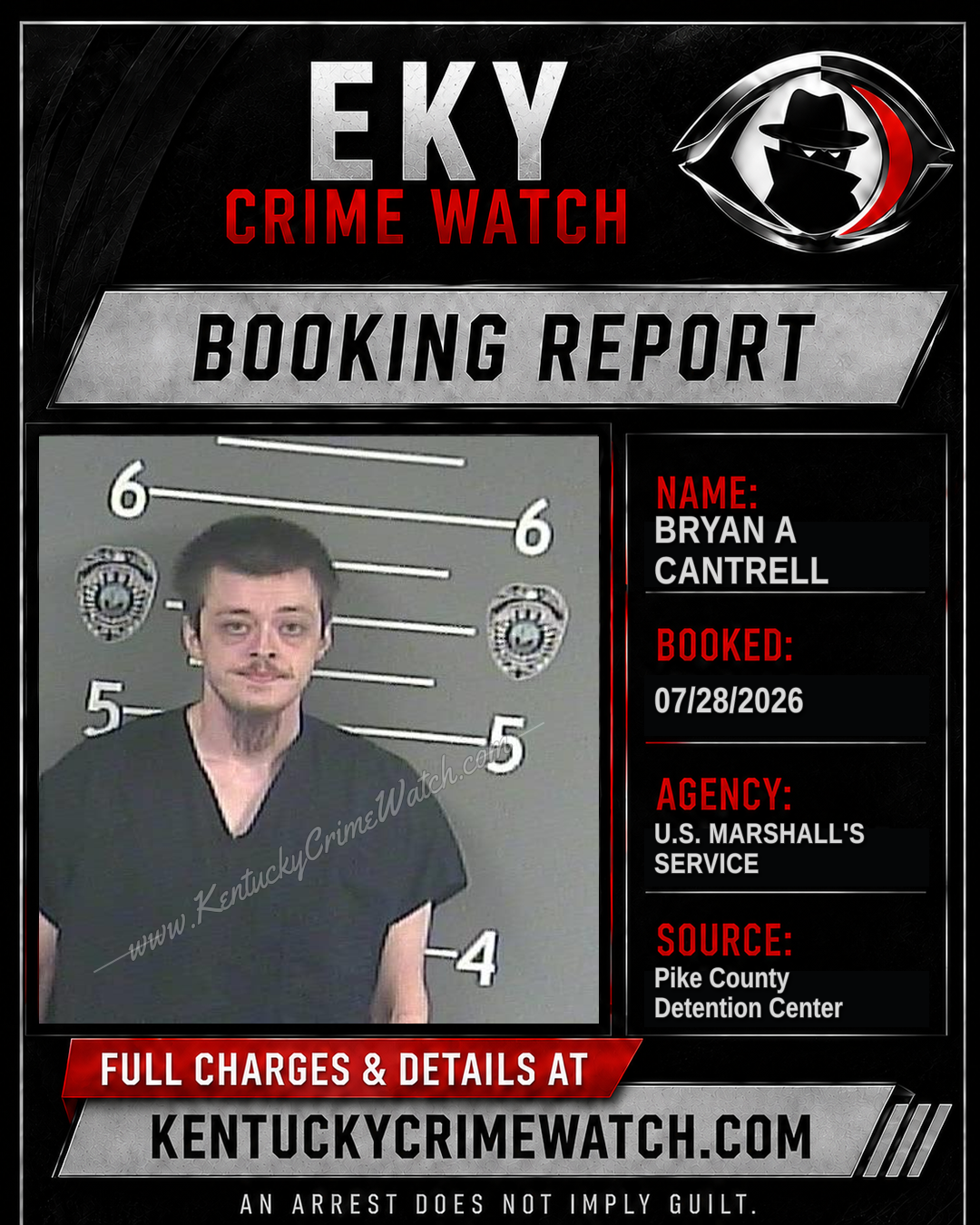 BRYAN A CANTRELL booking image