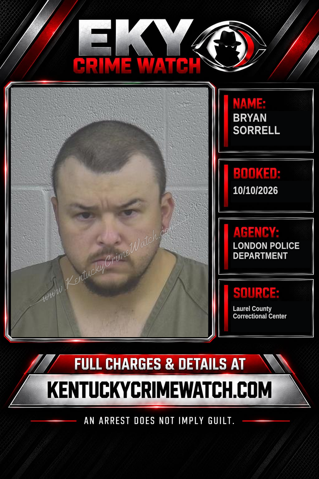 BRYAN SORRELL booking image