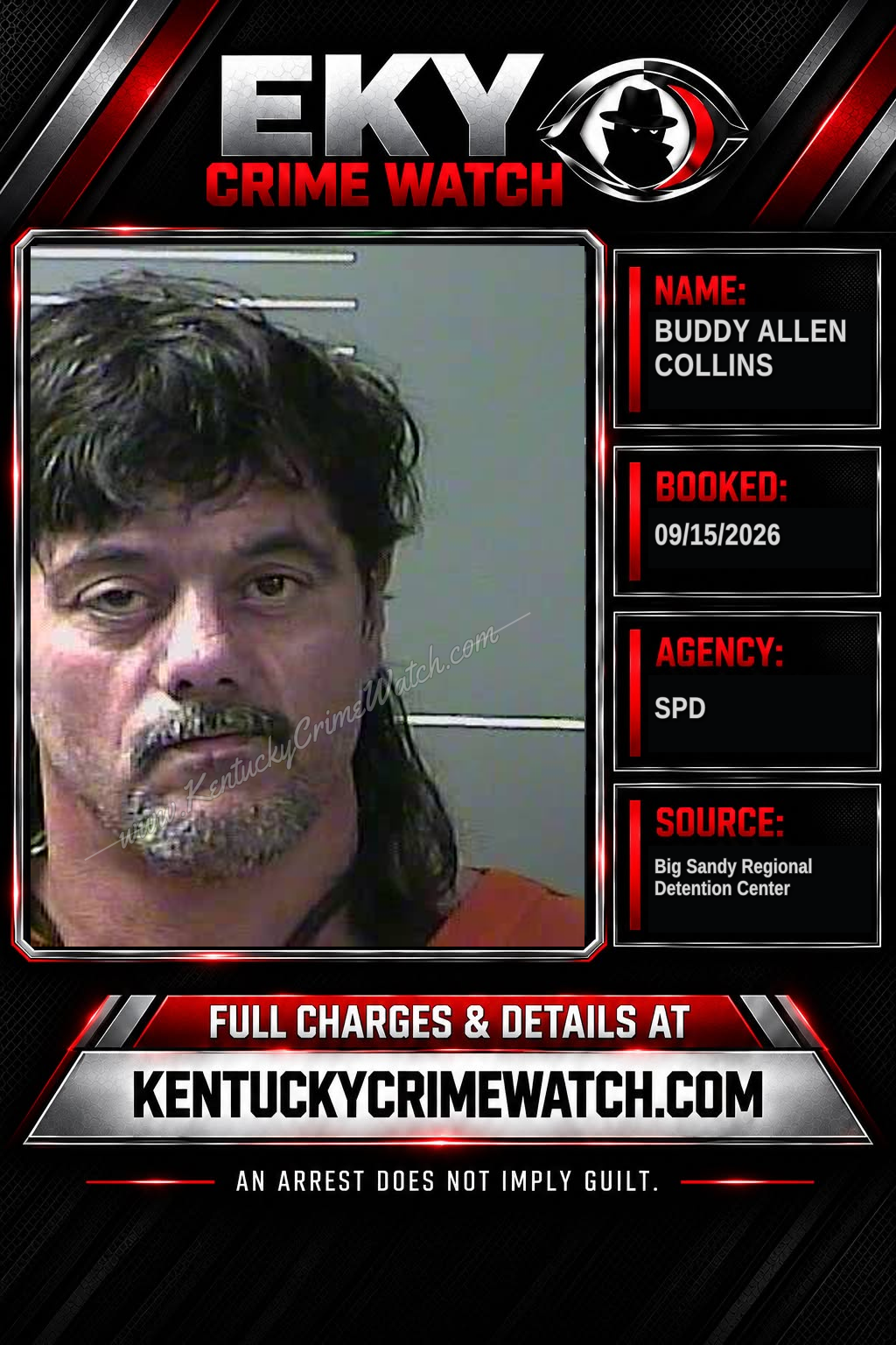 BUDDY ALLEN COLLINS booking image