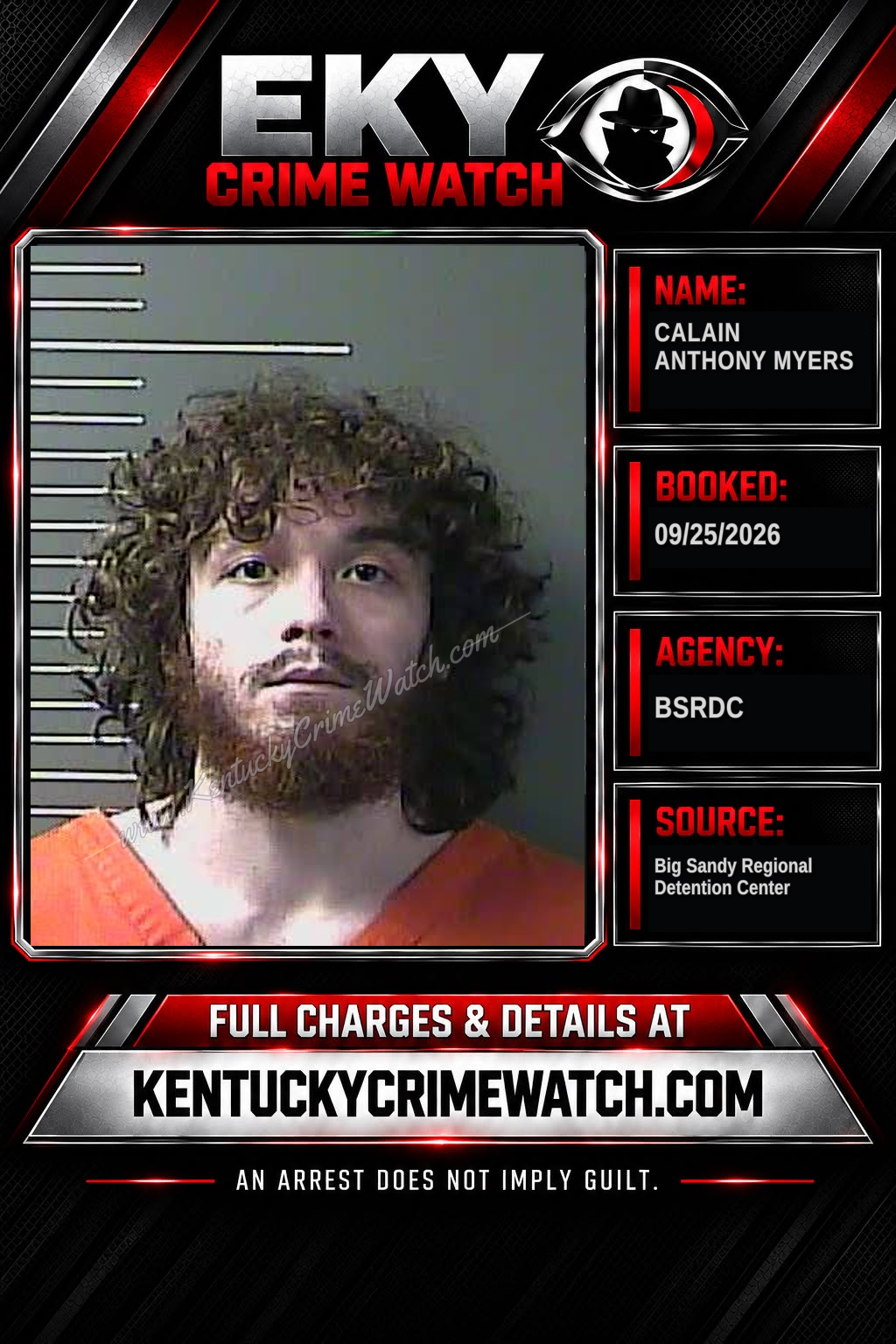 CALAIN ANTHONY MYERS booking image