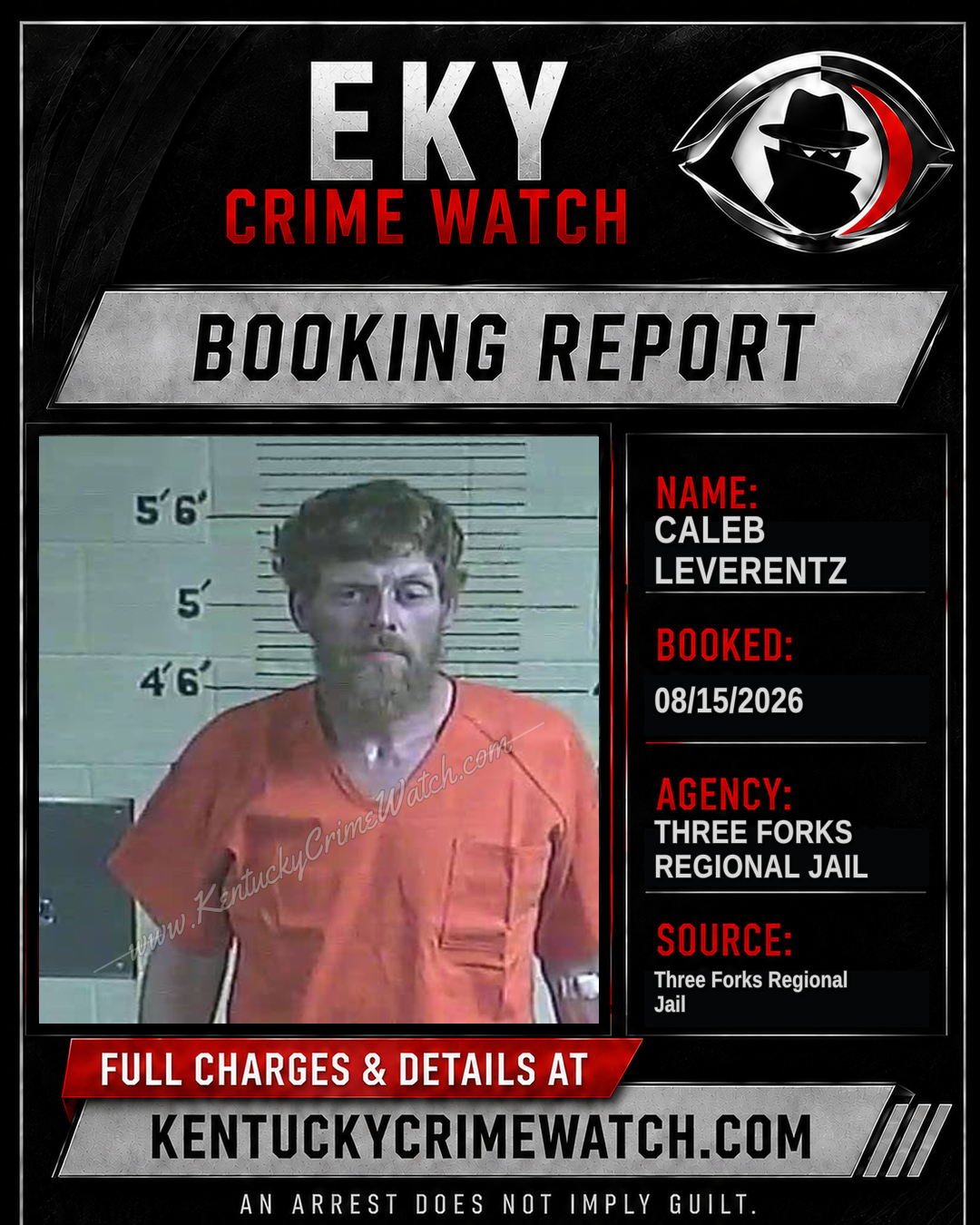 Caleb Leverentz booking image