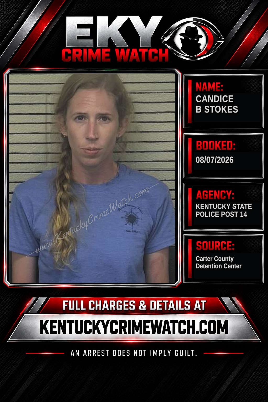 CANDICE B STOKES booking image