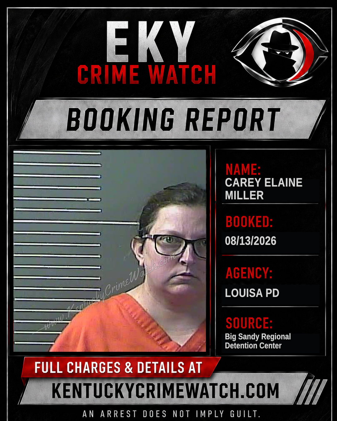 CAREY ELAINE MILLER booking image