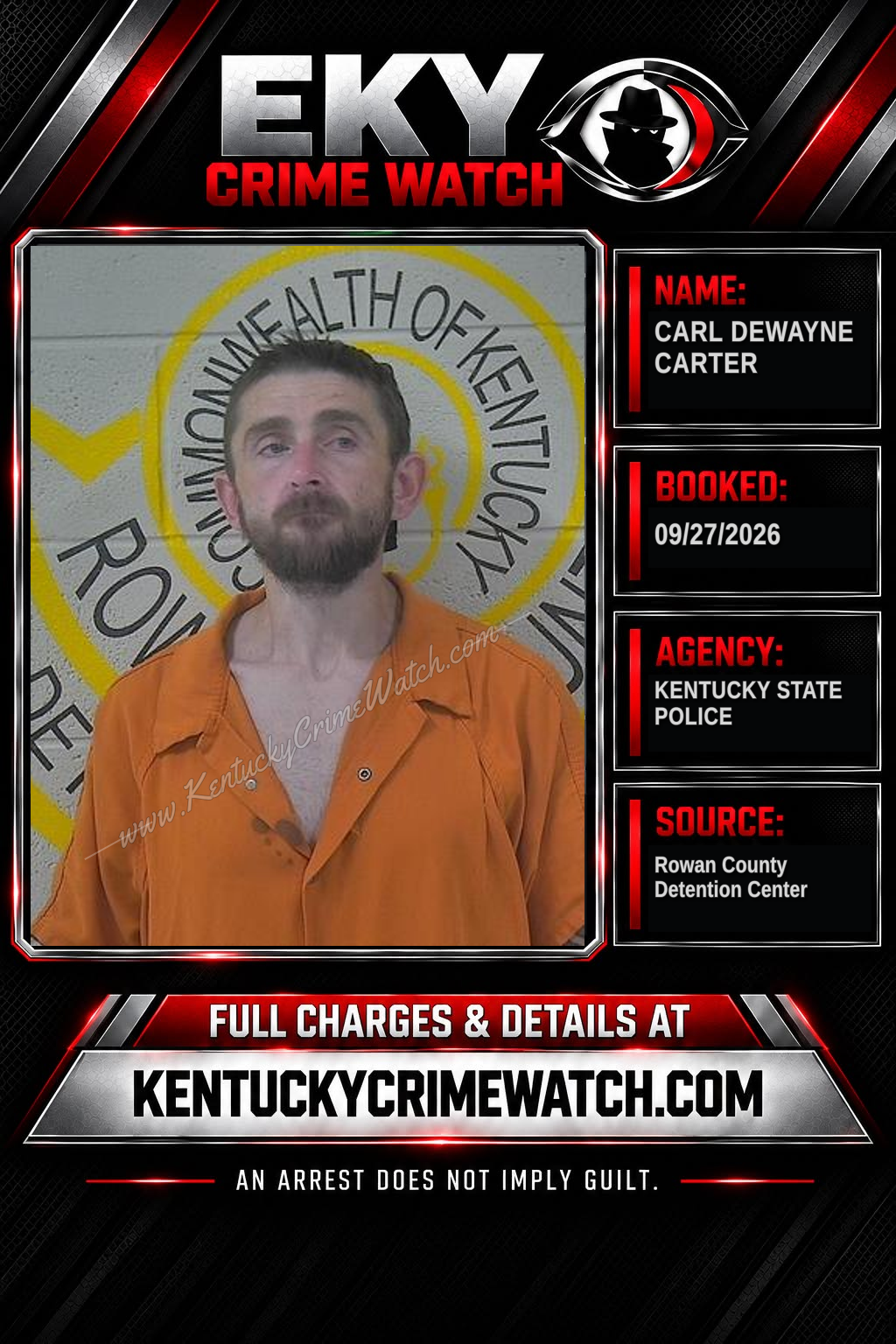 CARL DEWAYNE CARTER booking image