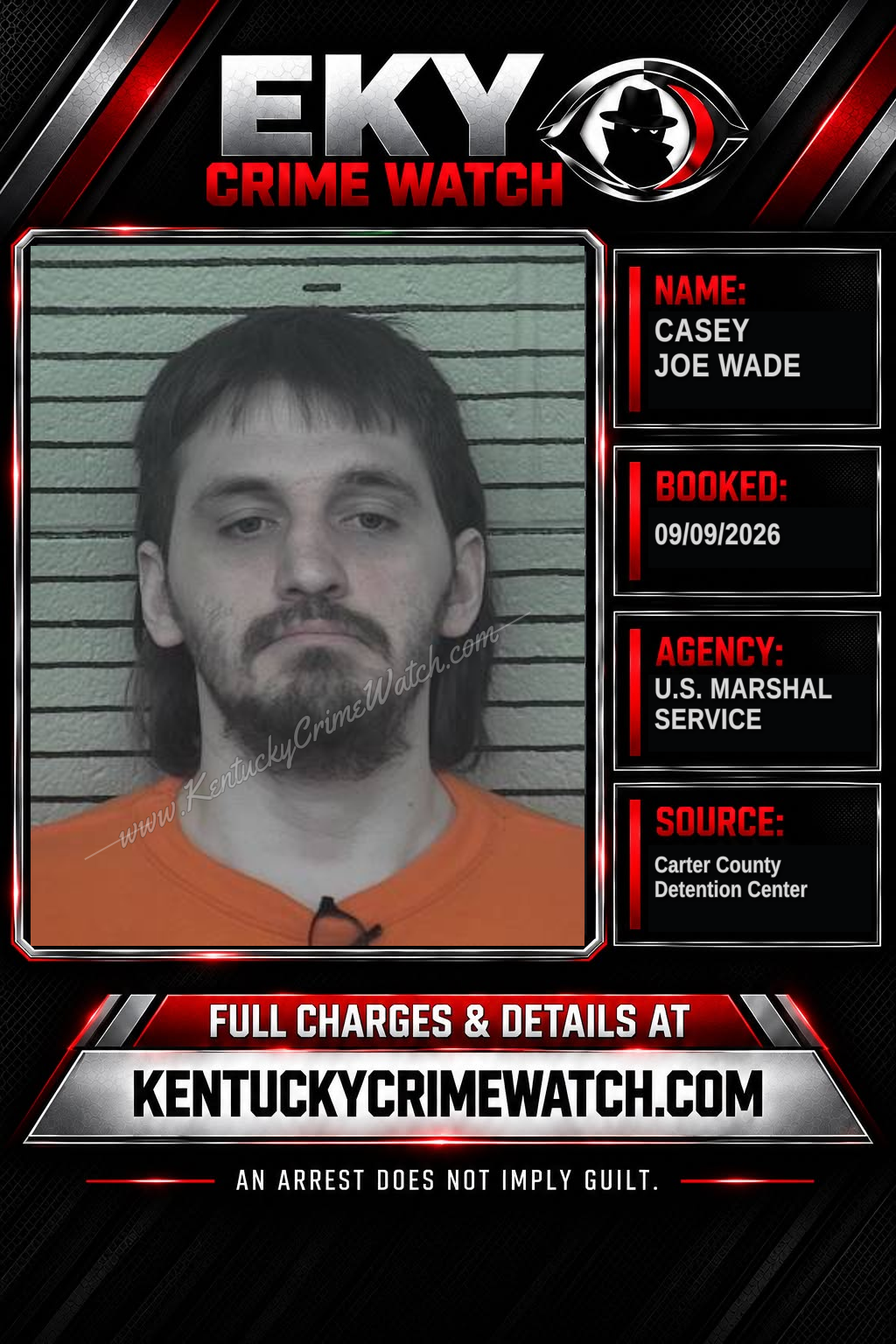 CASEY JOE WADE booking image
