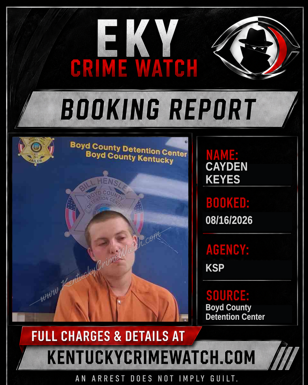 CAYDEN KEYES booking image