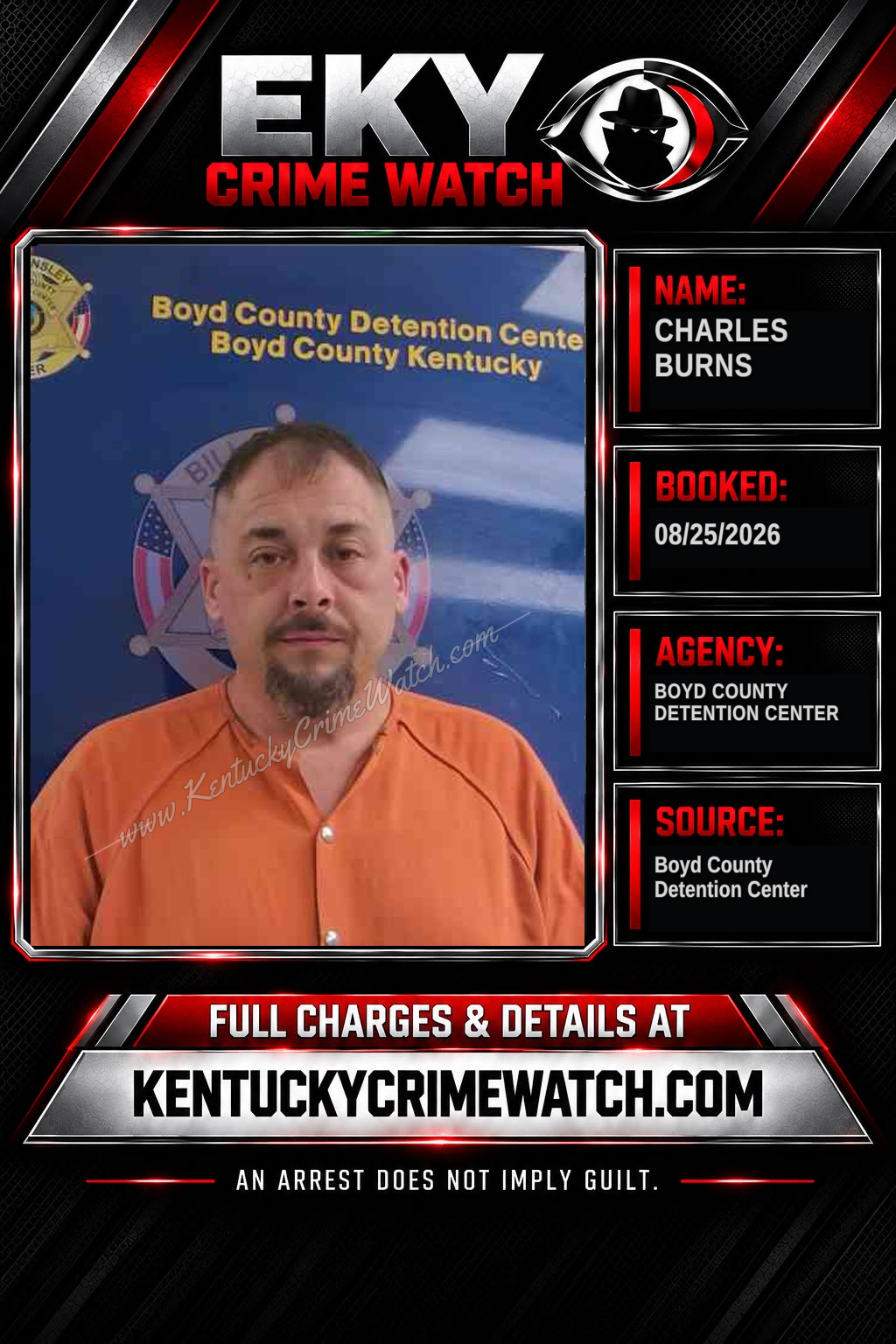 CHARLES BURNS booking image