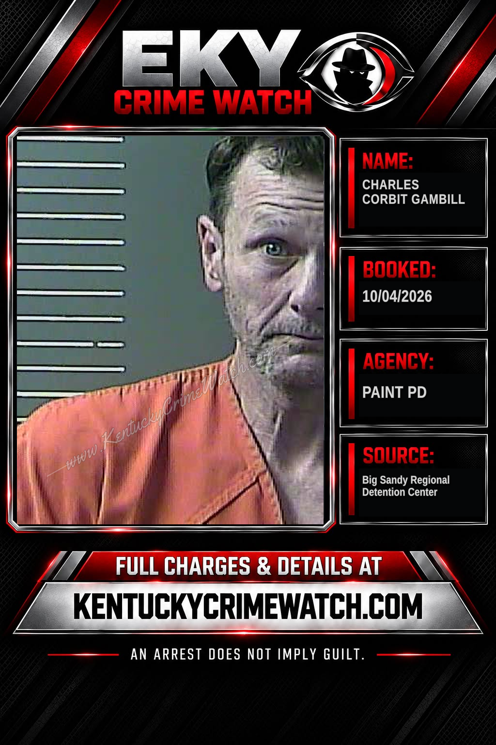 CHARLES CORBIT GAMBILL booking image