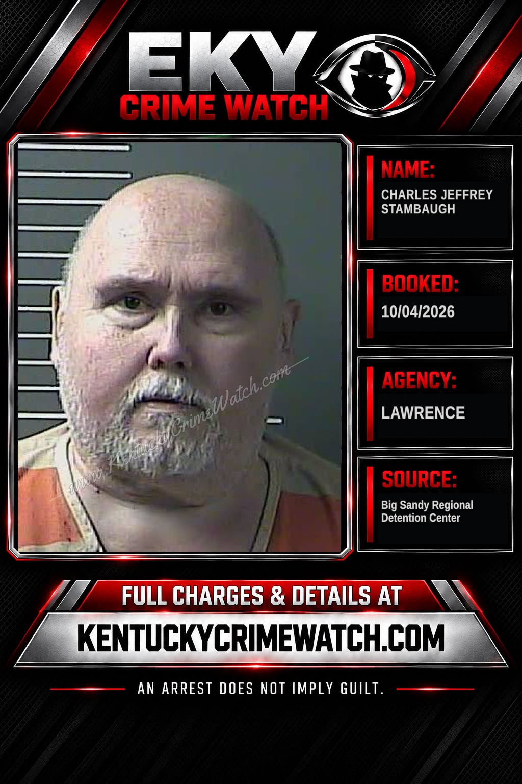 CHARLES JEFFREY STAMBAUGH booking image