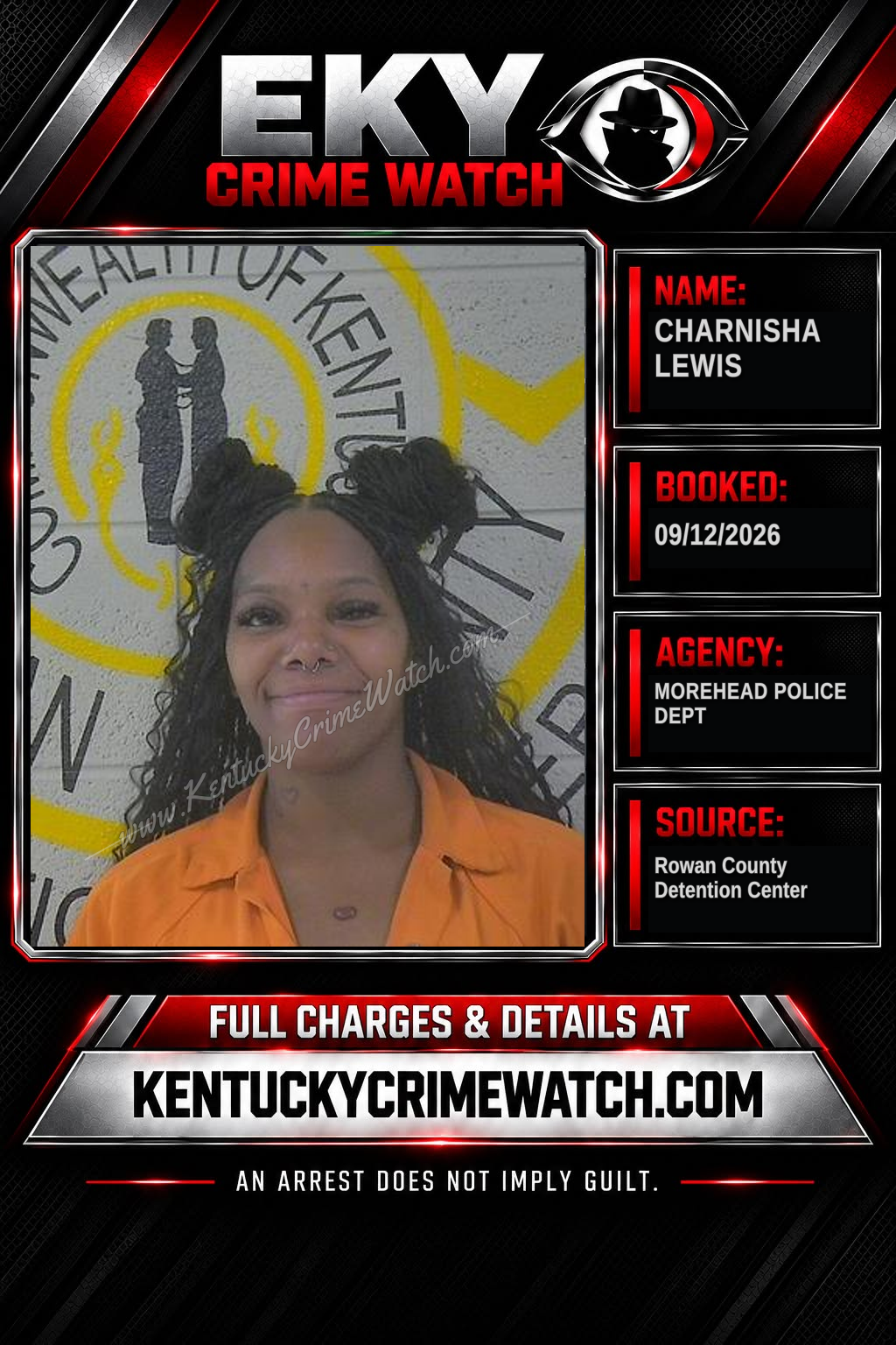 CHARNISHA LEWIS booking image
