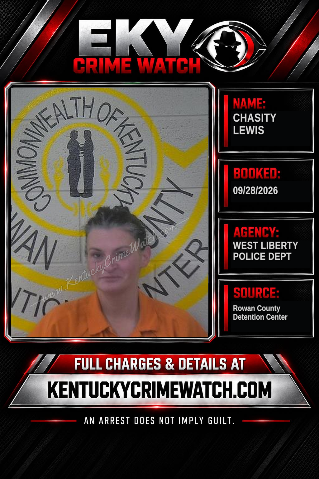 CHASITY LEWIS booking image
