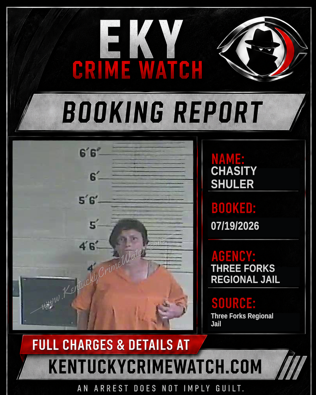 Chasity Shuler booking image