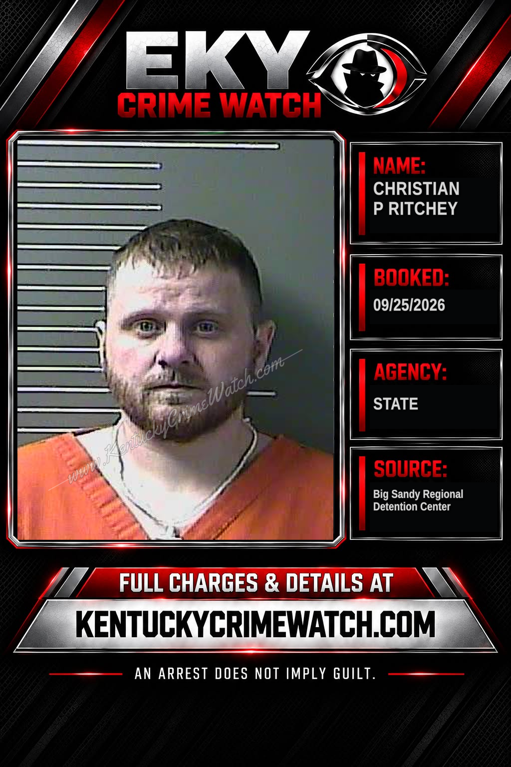 CHRISTIAN P RITCHEY booking image