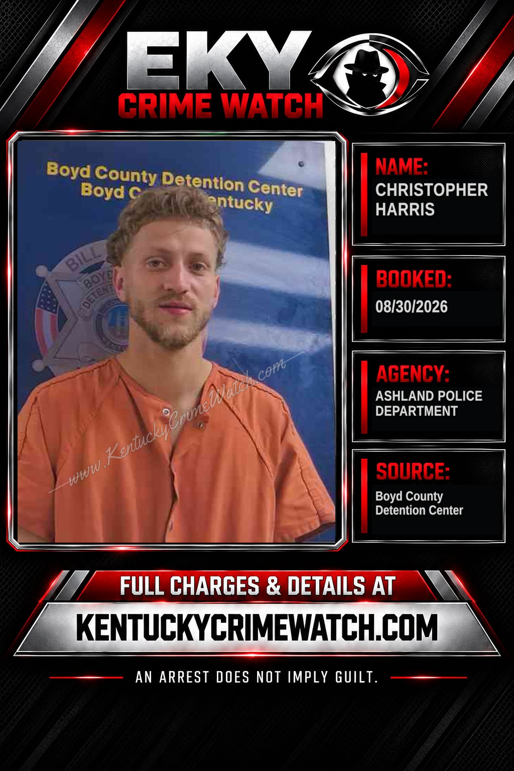 CHRISTOPHER HARRIS booking image