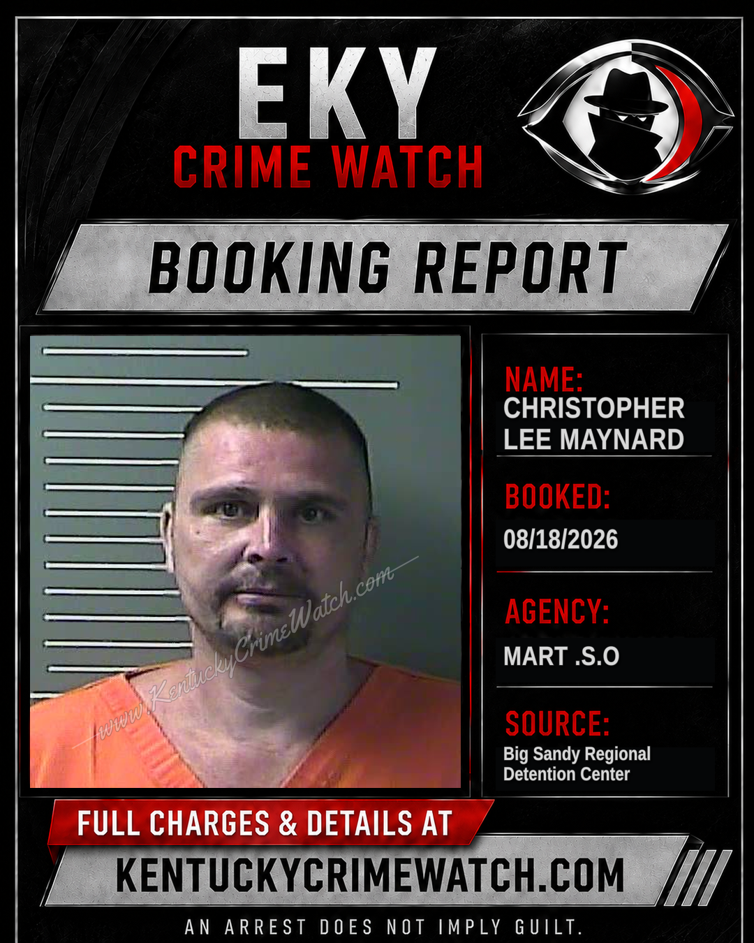 CHRISTOPHER LEE MAYNARD booking image