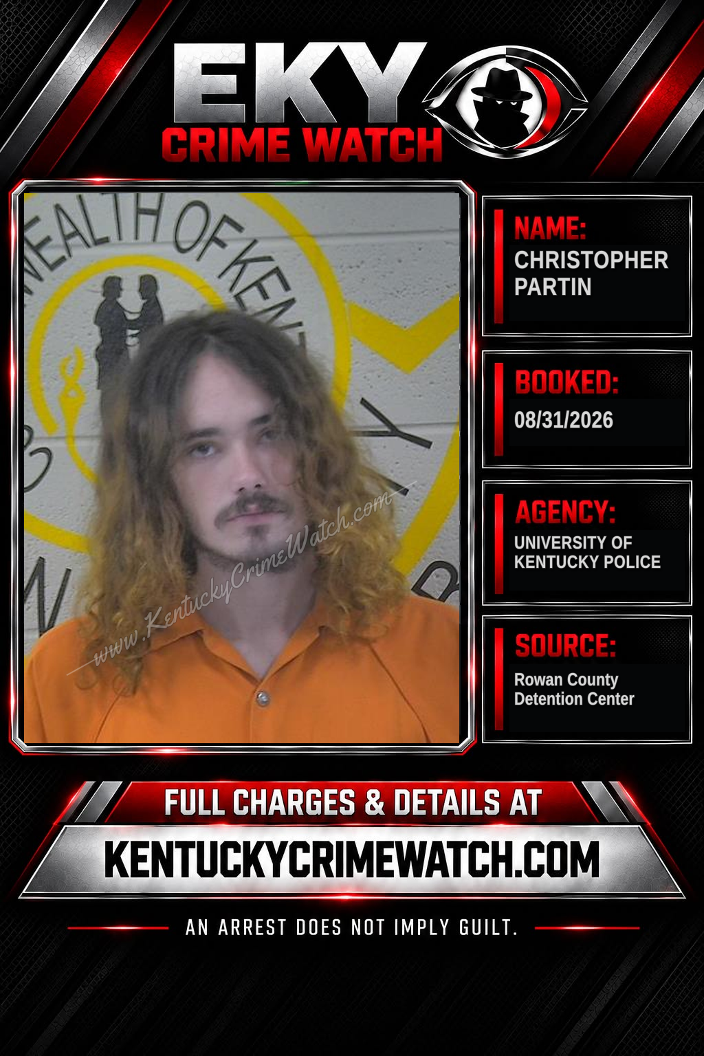 CHRISTOPHER PARTIN booking image