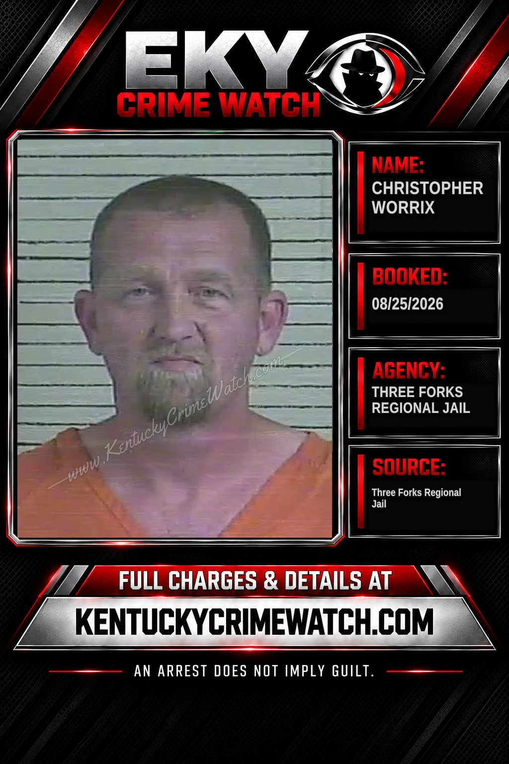Christopher Worrix booking image