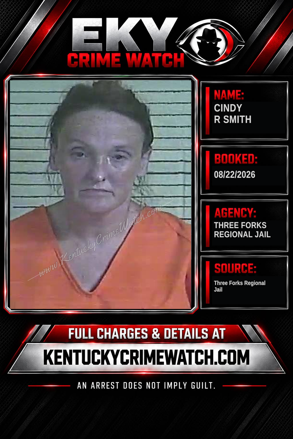 Cindy R Smith booking image