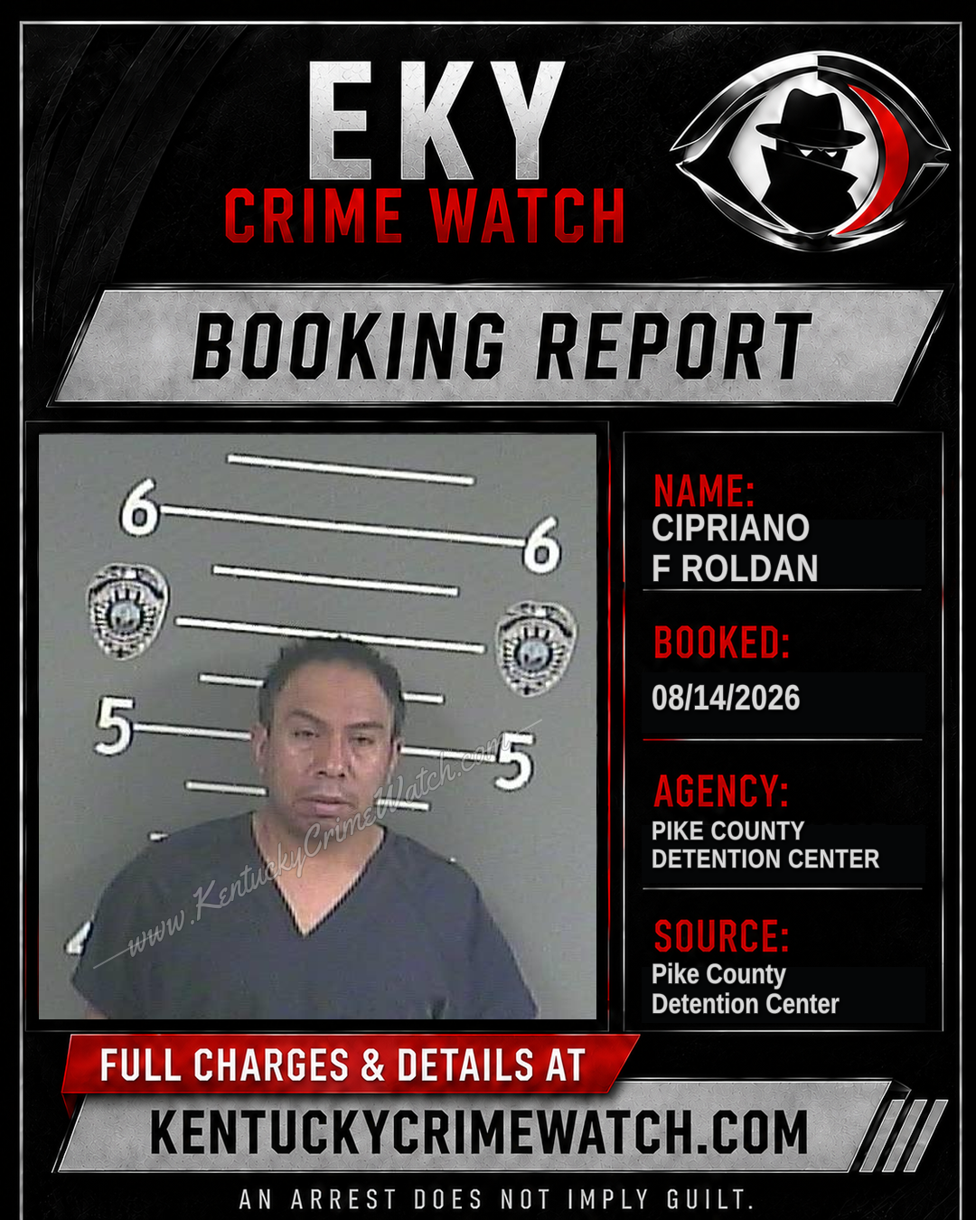 CIPRIANO F ROLDAN booking image