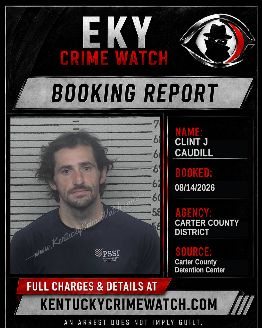 CLINT J CAUDILL booking image