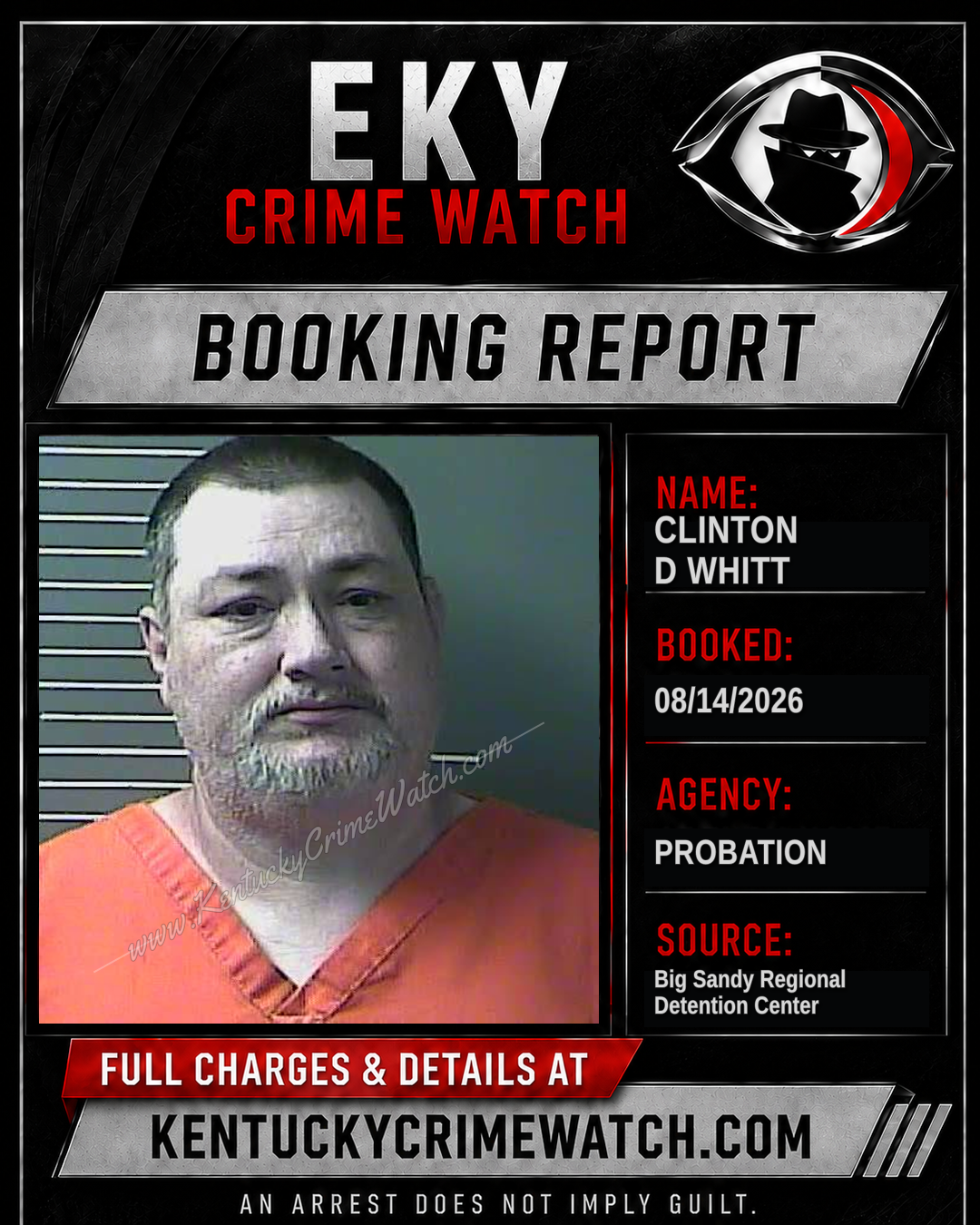 CLINTON D WHITT booking image